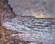 Claude Monet By the Sea at Fecamp painting